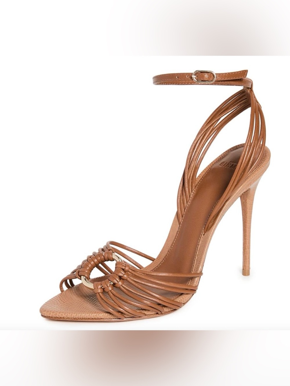 Alexandre Birman Brown Strappy High Heel Sandal sz 38.5